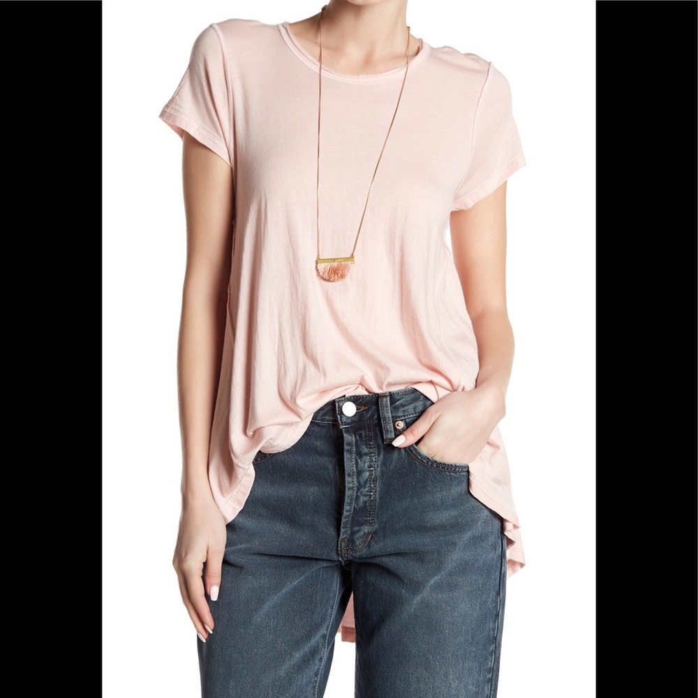 NWT Free People It’s Yours Tee Pink M
